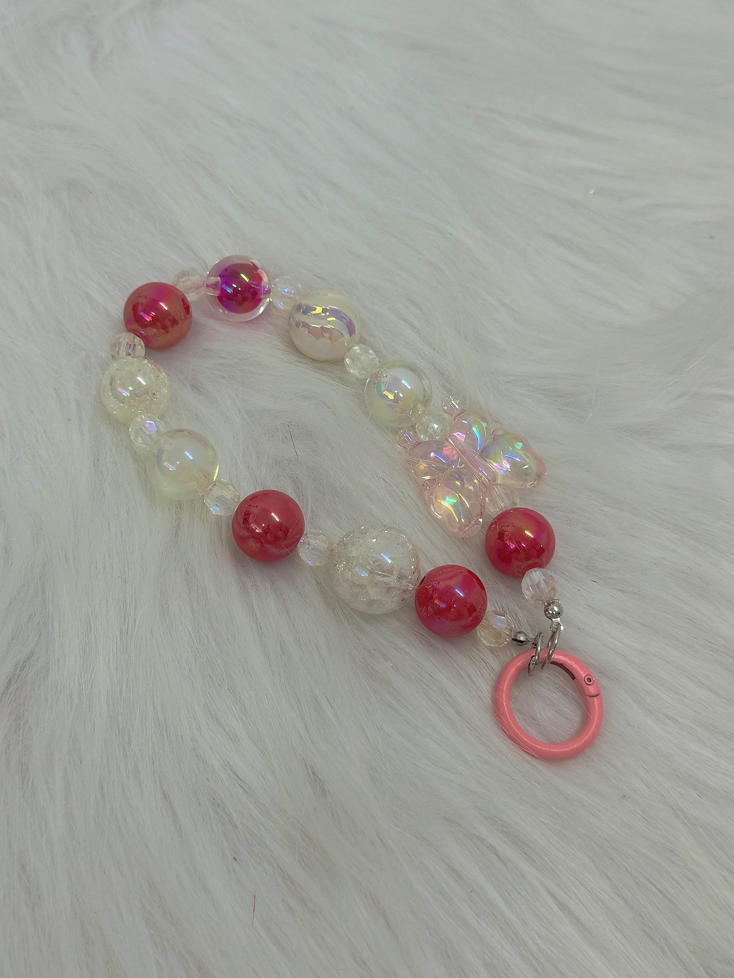 (5pcs premium chain)Handmade original DIY colorful mobile phone chain