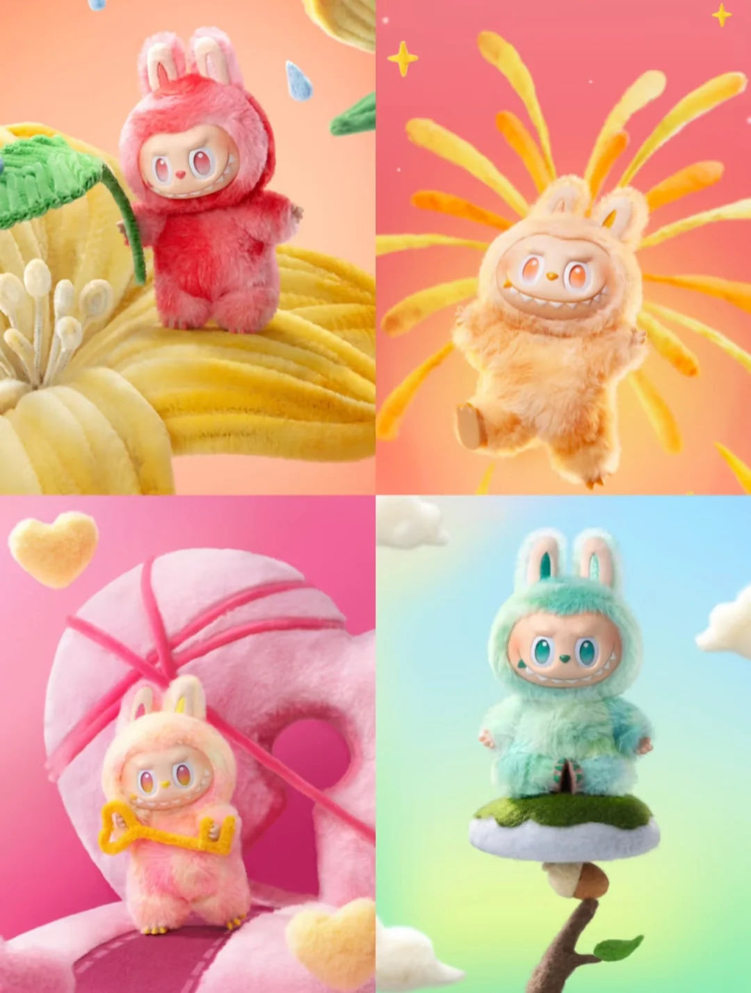 (003)Labubu v3 Big into Energy plush blind box