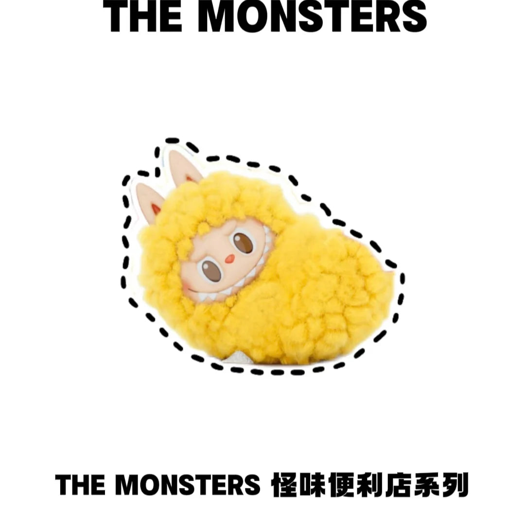 Tempura Labubu The Monsters Wacky Mart series Earphone case handing card plush pendant shrimp