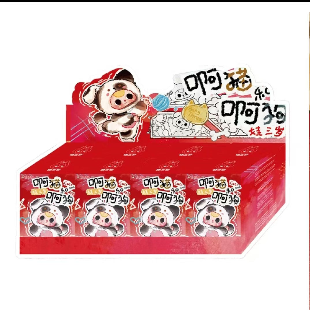 Baby Three-The plush blind boxes of Cat and Dog