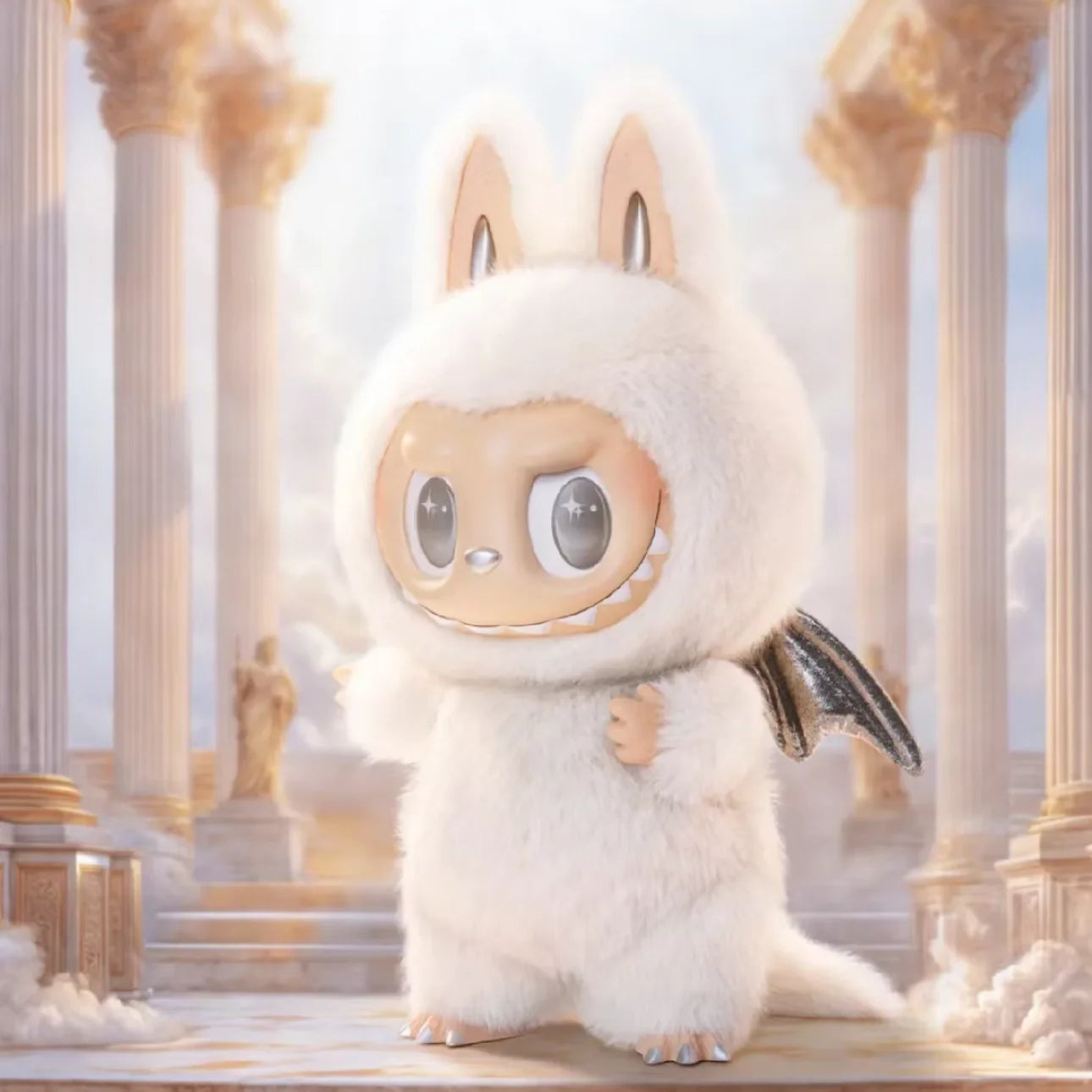 White Angel in Clouds Zimomo Limited Plush