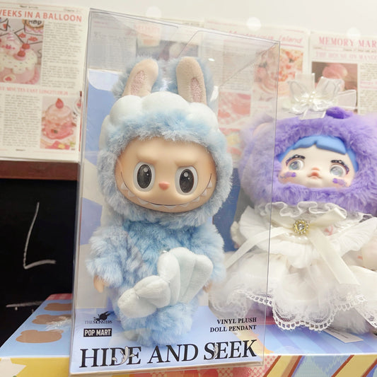 LABUBU HIDE AND SEEK  Merbubu plush doll pendant