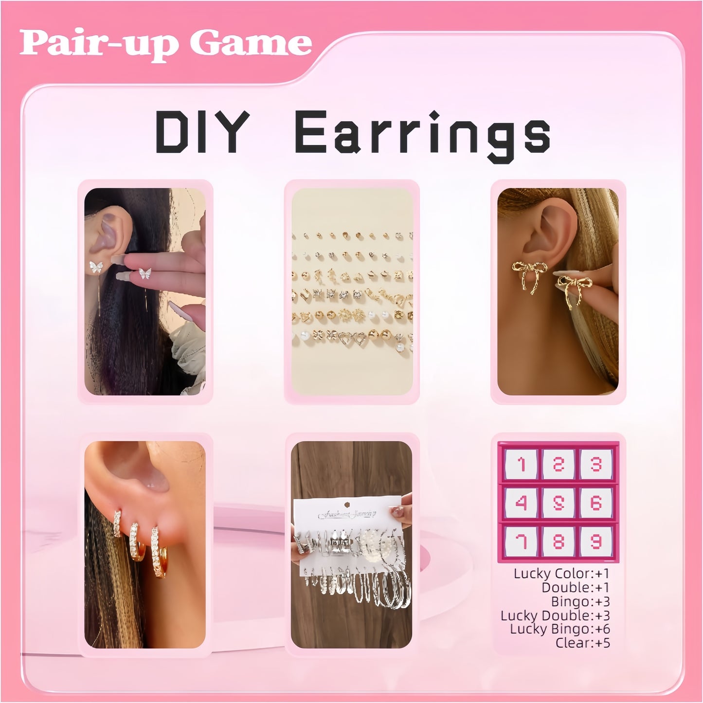 DIY Earrings Pair-up Game