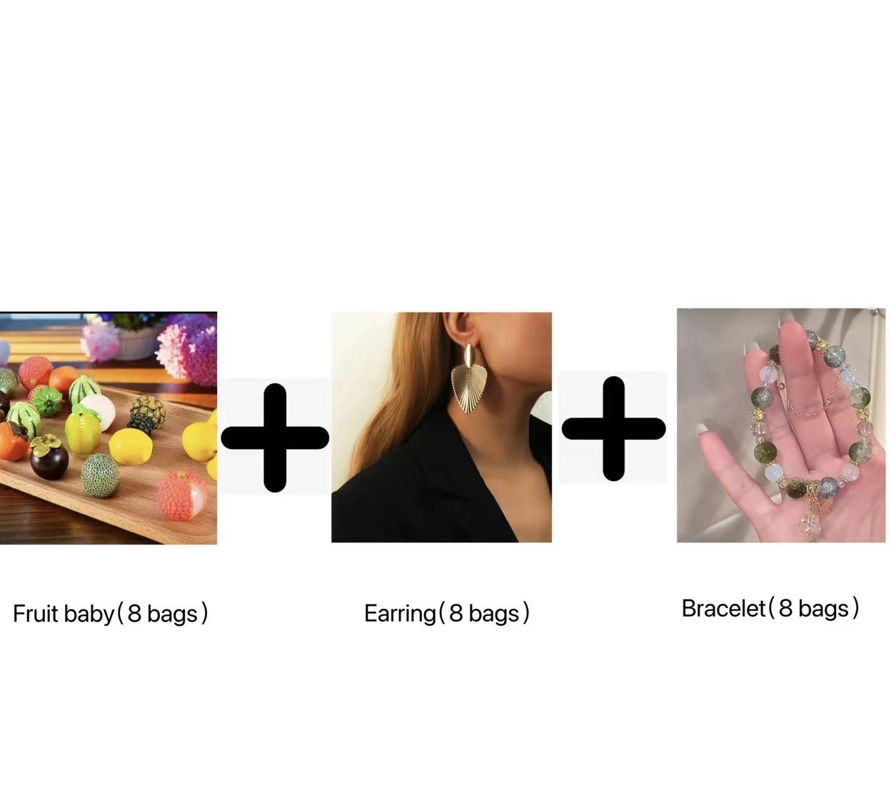 Total link (Bracelet+Earring+Fruit baby)