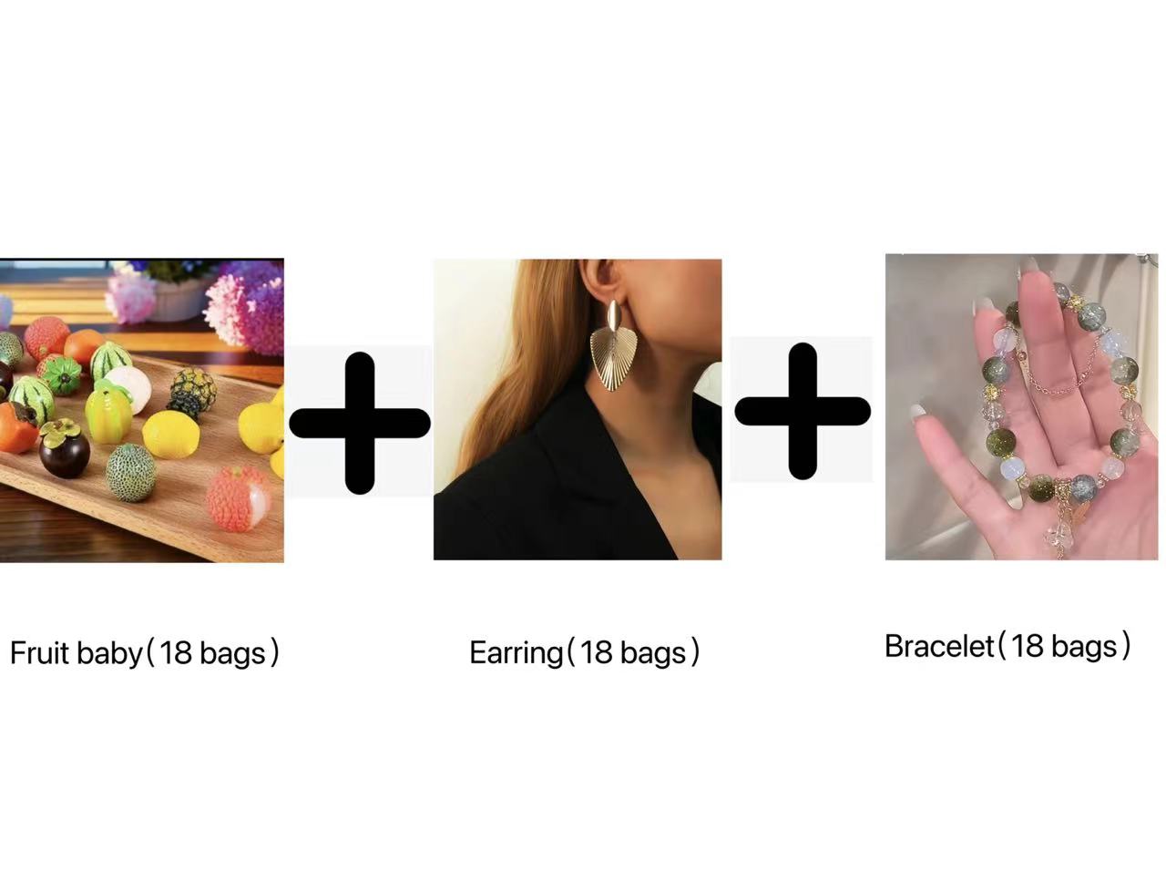 Total link (Bracelet+Earring+Fruit baby)
