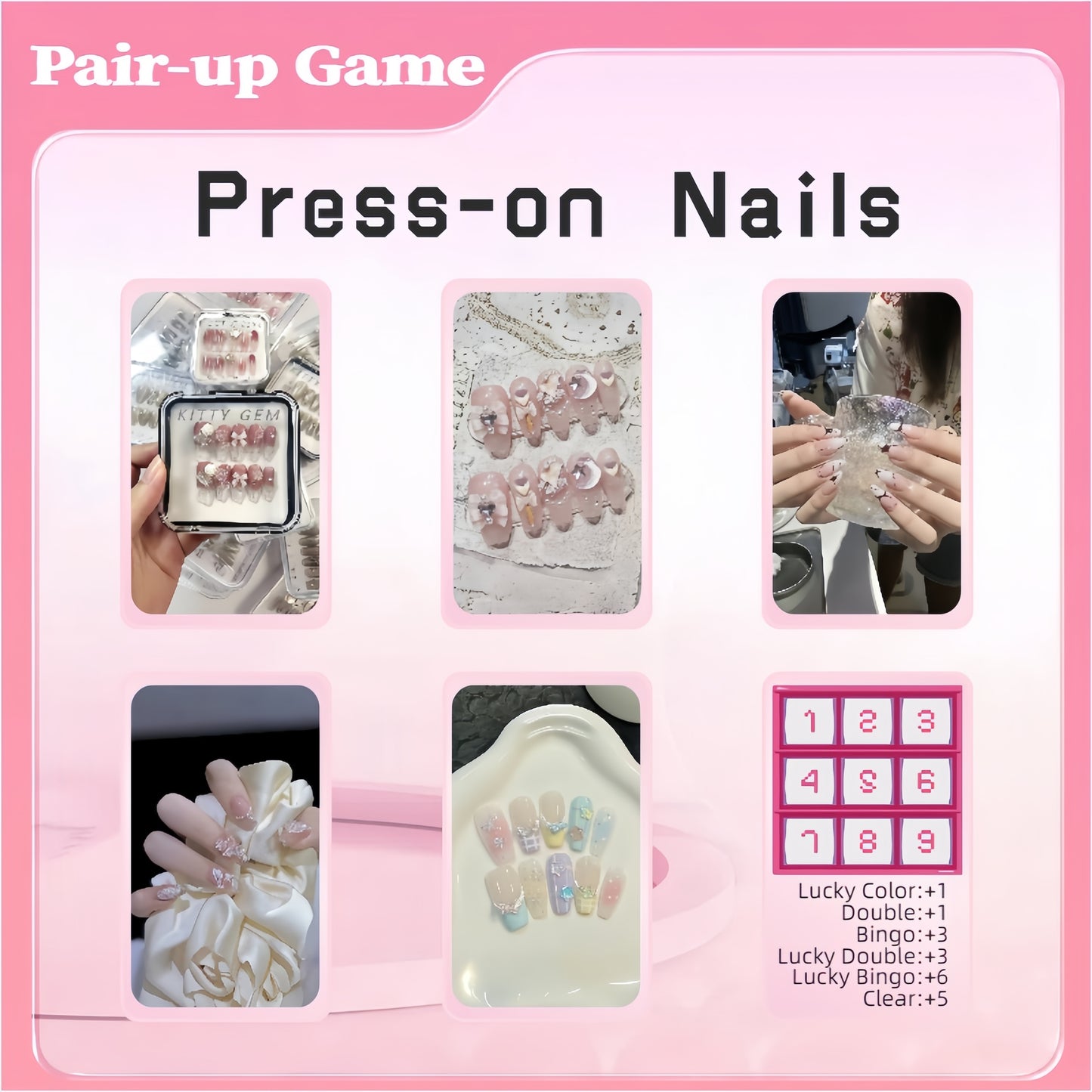 Press-on Nails Pair-up Game