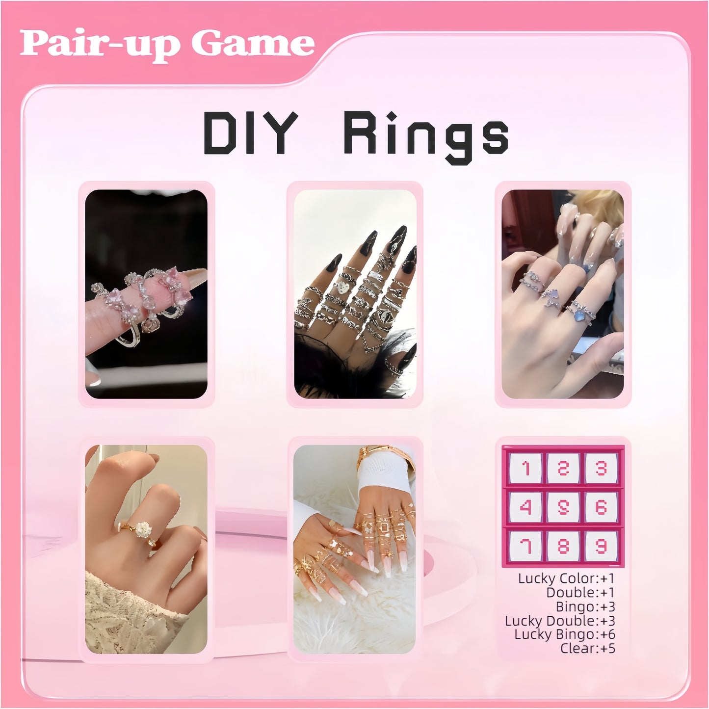 DIY Rings Pair-up Game